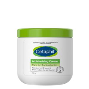 كريم مرطب Cetaphil Moisturizing Cream, للبشرة الجافة والحساسة.