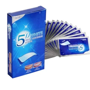 لزقات 5دي لتبييض الأسنان  5D Teeth Whitening Strips